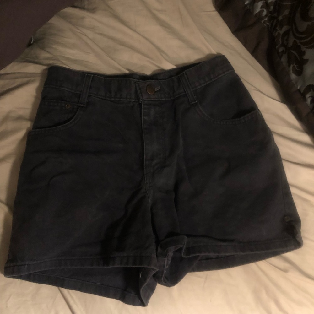 Blank denim shorts